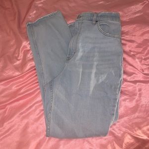 Abercrombie curve love ultra high rise ankle jean